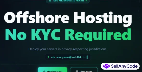Host404 - Anonymous VPS Web Hosting
