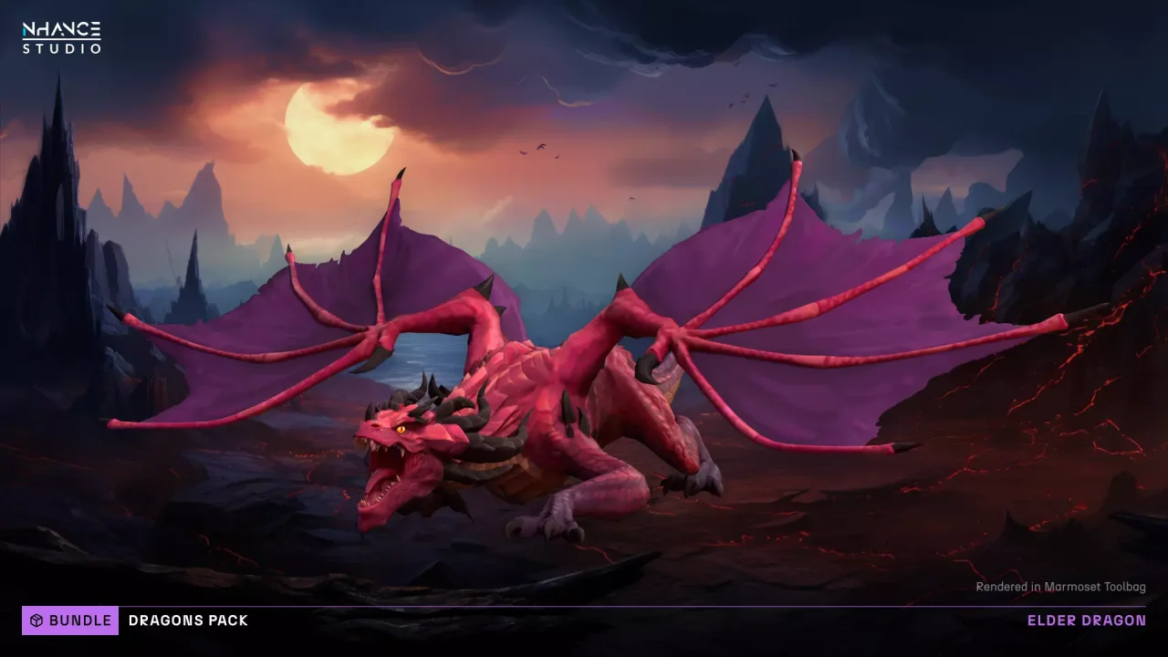 Stylized Fantasy Dragons Pack — screenshot 3