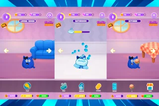 Virtual Pet Game Template - Complete Game