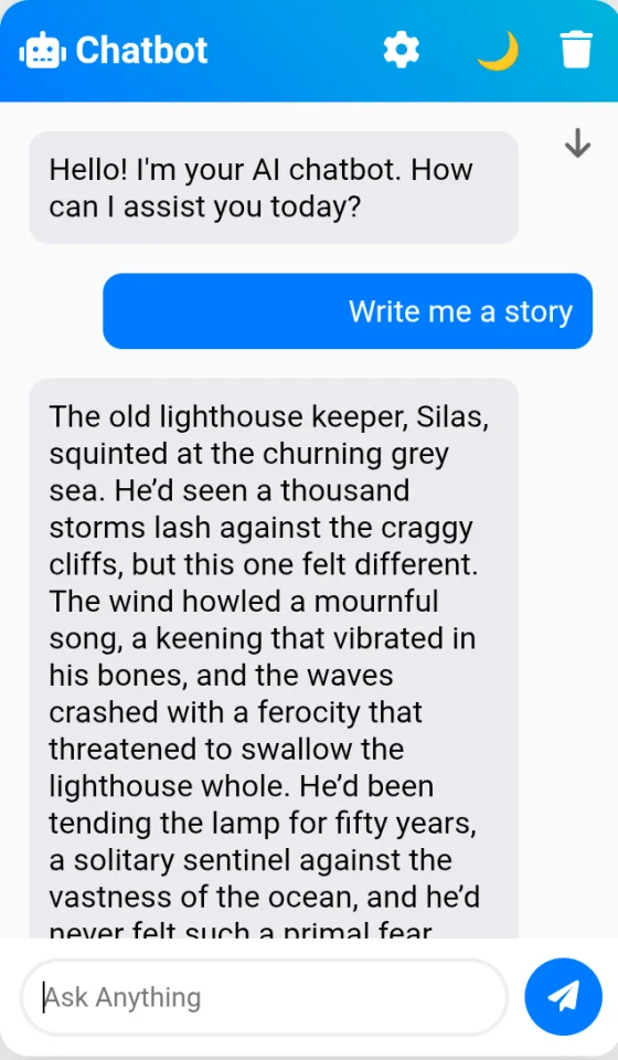 Gemini AI Chatbot — screenshot 2