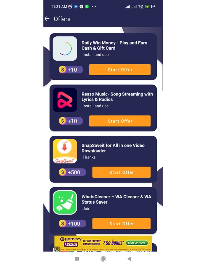 Ready to Publish Reward Point - HTML Games + Custom Offerwall App — screenshot 4