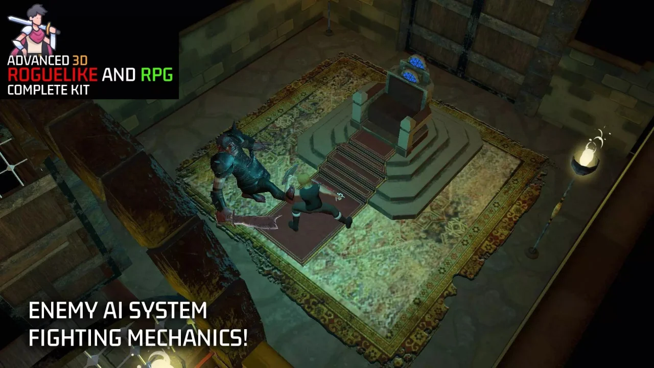 3D Roguelike RPG Complete Kit for Mobile and PC: TPS, Enemy AI, Puzzle and Props — screenshot 8