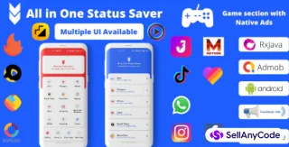 All in One Status Saver - FB, Insta, WA Story Saver & MxTakaTak, Moj, Josh and More Video Saver