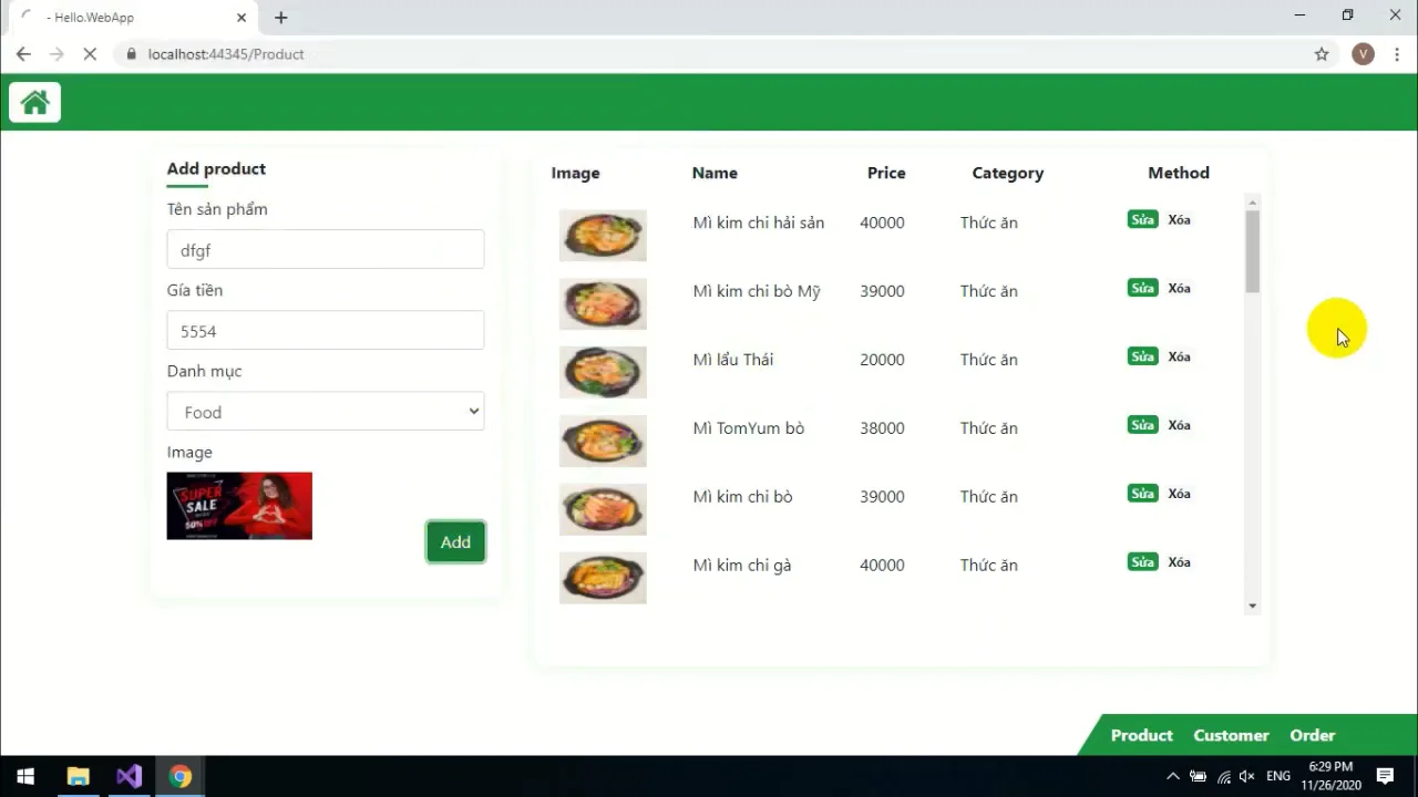 Restaurant Management System Source Code — screenshot 4