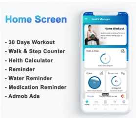 Workout Manager Health Calculator for Fitness