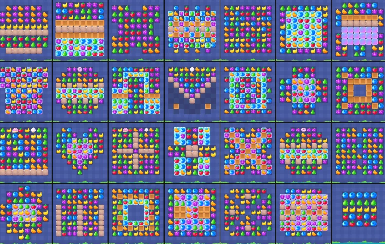Fruit Swipe Match 3 Kit + PSD Sources Pack — screenshot 6