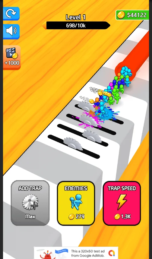 Trap Enemies 3D Trending Game Code Unity — screenshot 8
