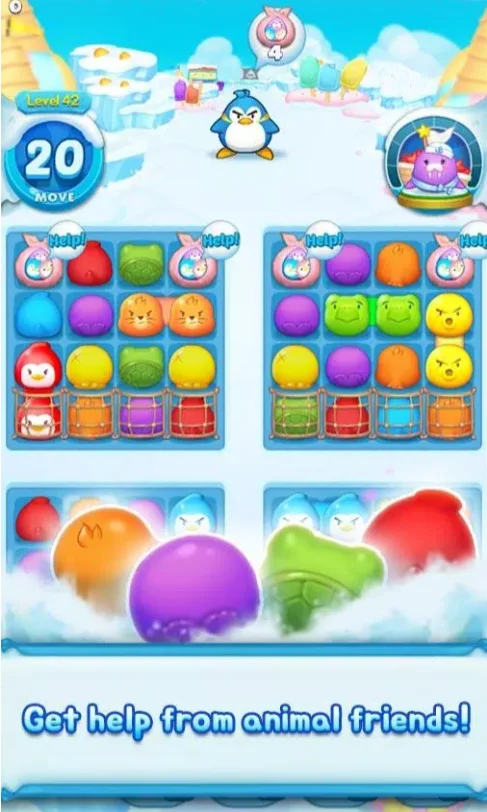 Air Penguin Puzzle Match 3 RPG - Unity Source Code — screenshot 3