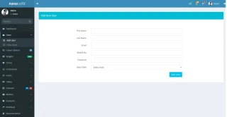 CodeIgniter AdminLTE Integration + User CRUD