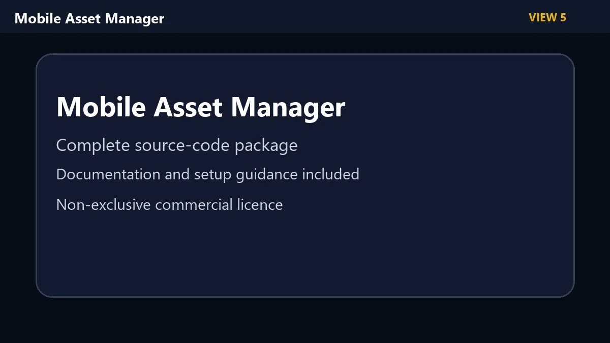 Mobile Asset Manager — screenshot 5