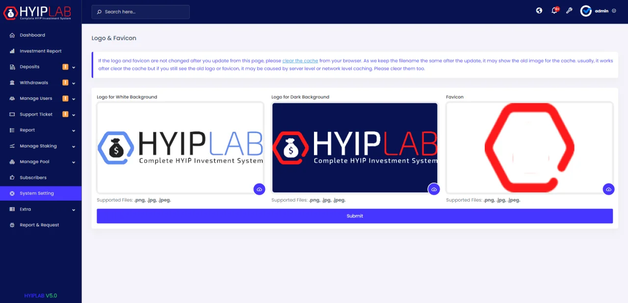 HYIPLAB - Complete HYIP Investment System — screenshot 8