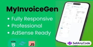 MyInvoiceGen - Advanced Invoice Generator Website Script