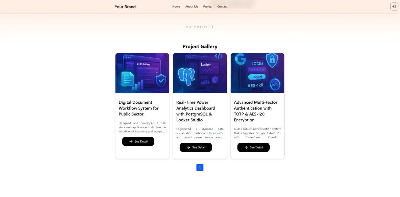 Premium Portfolio Template — screenshot 4