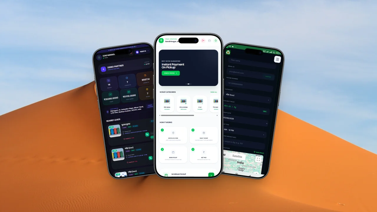 ScrapBoyOnline – Complete Scrap Marketplace & Pickup Booking System (React & Node.js) — screenshot 2