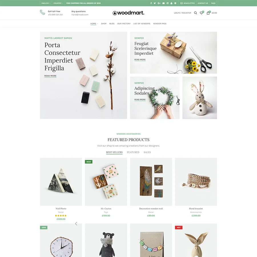 WoodMart 6.0.2 – Responsive WooCommerce WordPress Theme — screenshot 3