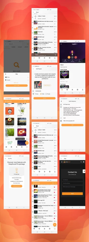 DeepSound Android - Mobile Sound & Music Sharing Platform Mobile Android Application — screenshot 3