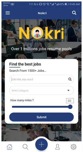 Nokri - Job Board Native Android App — screenshot 2