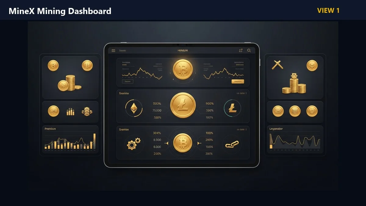 MineX Mining Dashboard — screenshot 1