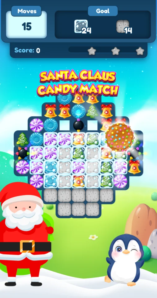 Santa Claus Candy Match - Christmas Games — screenshot 4