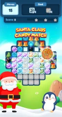 Santa Claus Candy Match - Christmas Games