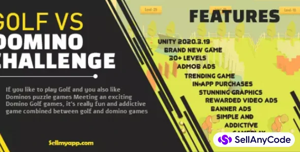 Golf vs Domino Challenge – Hypercasual Puzzle Game — cover