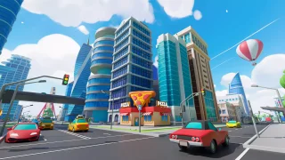 Megacity - Low Poly City 3D Models Pack