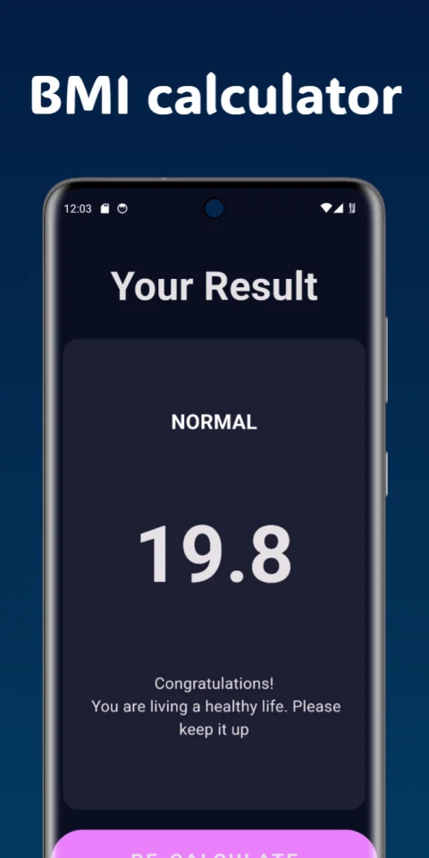 BMI Calculator — screenshot 5
