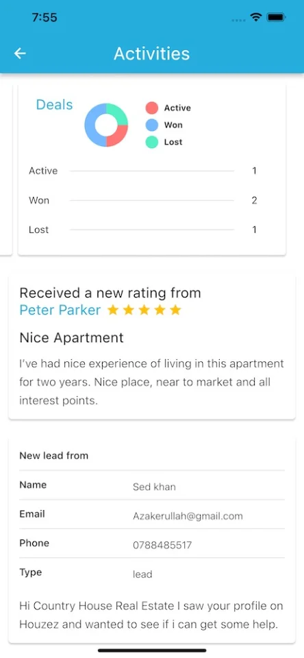 Houzi AI Real Estate Flutter App for Houzez with AI Search, CRM and Property Listings — screenshot 4