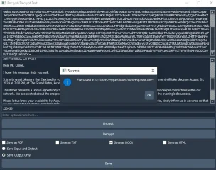 Text Encryption and Decryption