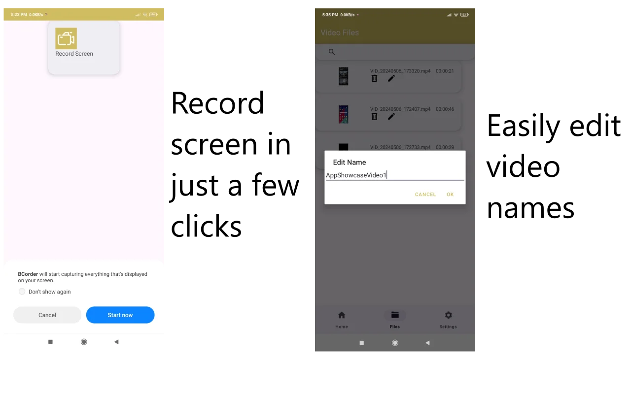 BCorder — screenshot 1