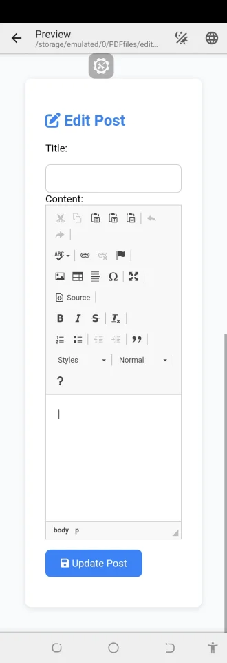 Tech Blog Light Version — screenshot 1