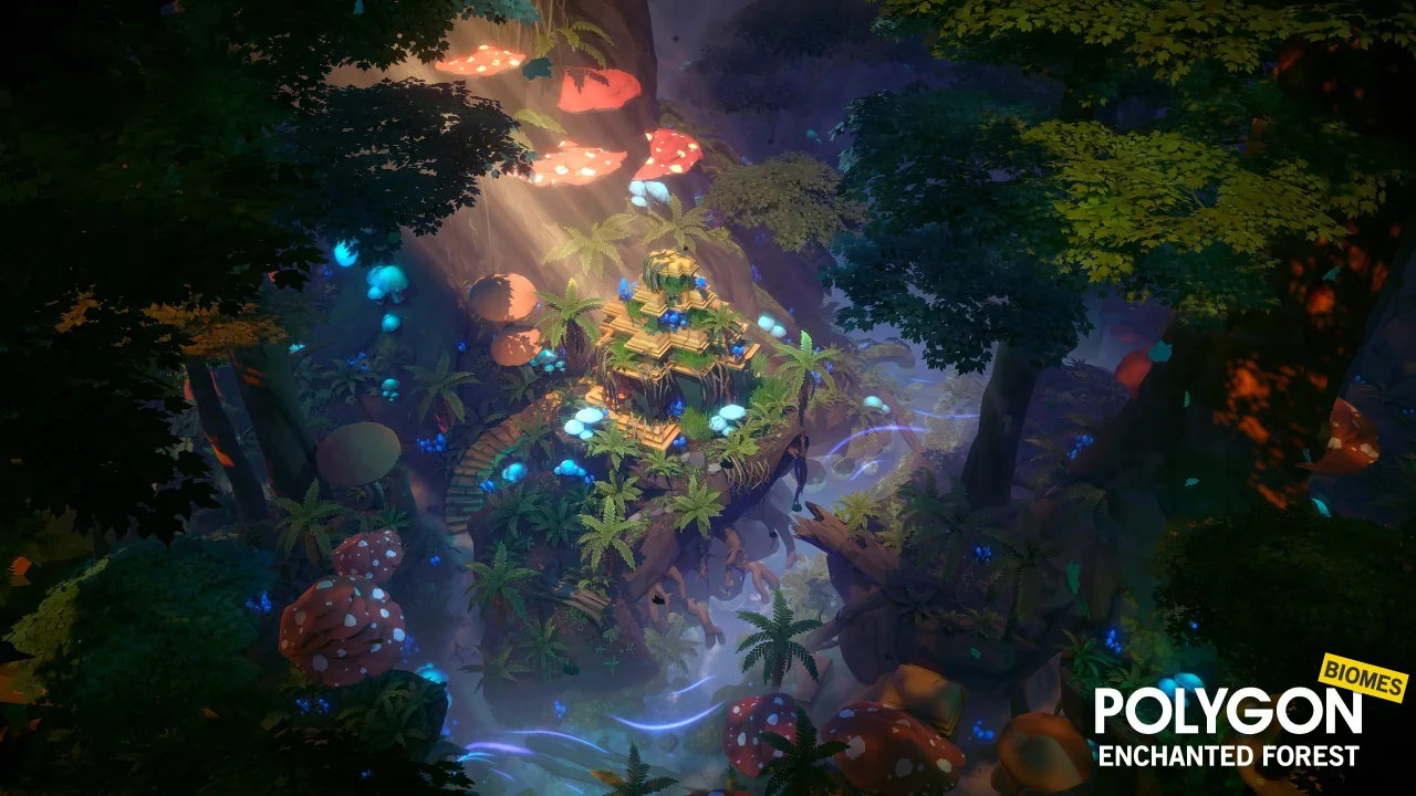POLYGON - Enchanted Forest - Nature Biomes - 3D Environment Art by Synty — screenshot 3