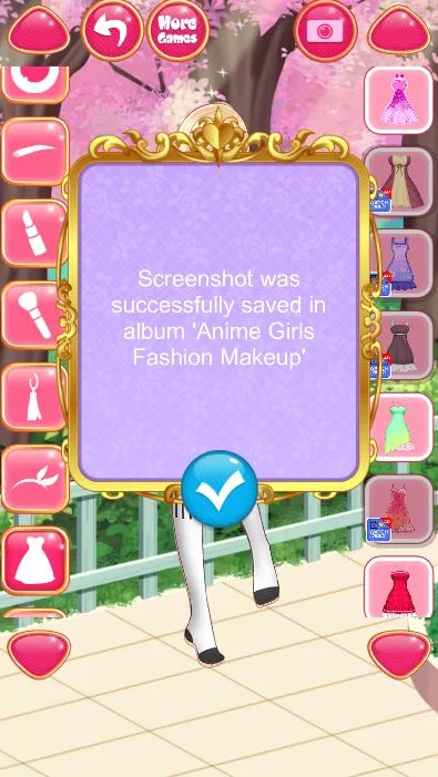 Anime Girls Fashion - Makeup & Dress Up Game — screenshot 1