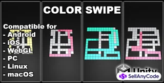 Color Swipe - Unity Hyper Casual Amaze Game with AdMob