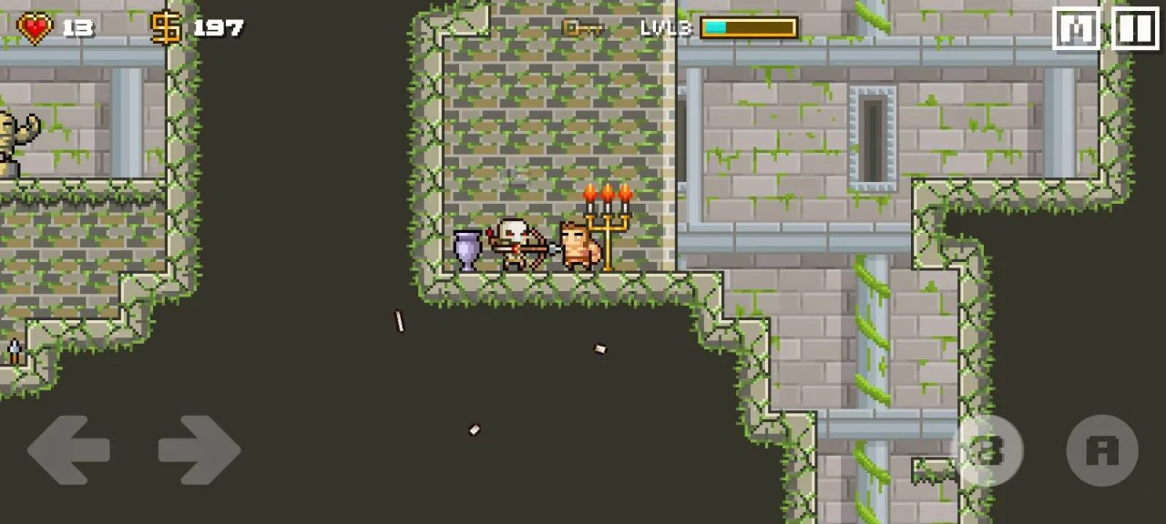 2D Sword of Knight Unity Mobile Platformer Template — screenshot 2