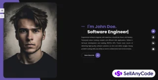 Portfolio Website Theme HTML, CSS, JS.
