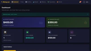 Cloud Crypto Mining Platform
