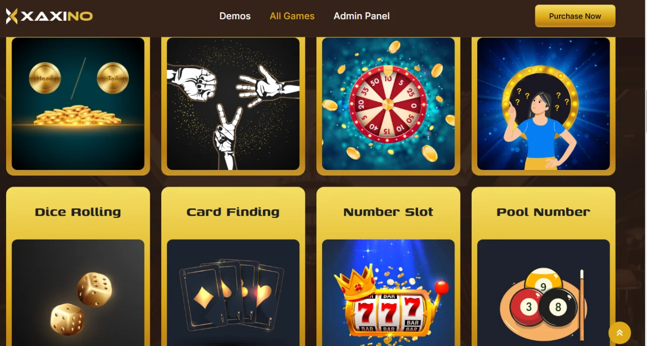 Xaxino Ultimate Casino Platform Earning Script — screenshot 3