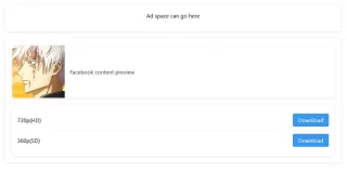 Facebook Videos & Reels Downloader