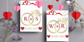Wedding Ring Flora Logo Templates