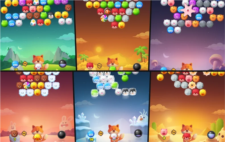 Bubble Shooter Kit + PSD Sources Pack — screenshot 3