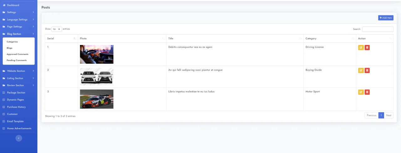 Multi Vendor Car Listing Website Carlist - Laravel — screenshot 3