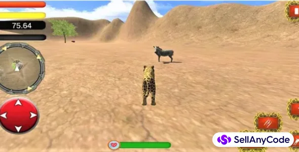 Wild Cheetah Simulator: Savanna Tiger 3D 64 Bit Source Code