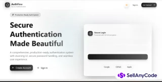AuthFlow Next.js Authentication System