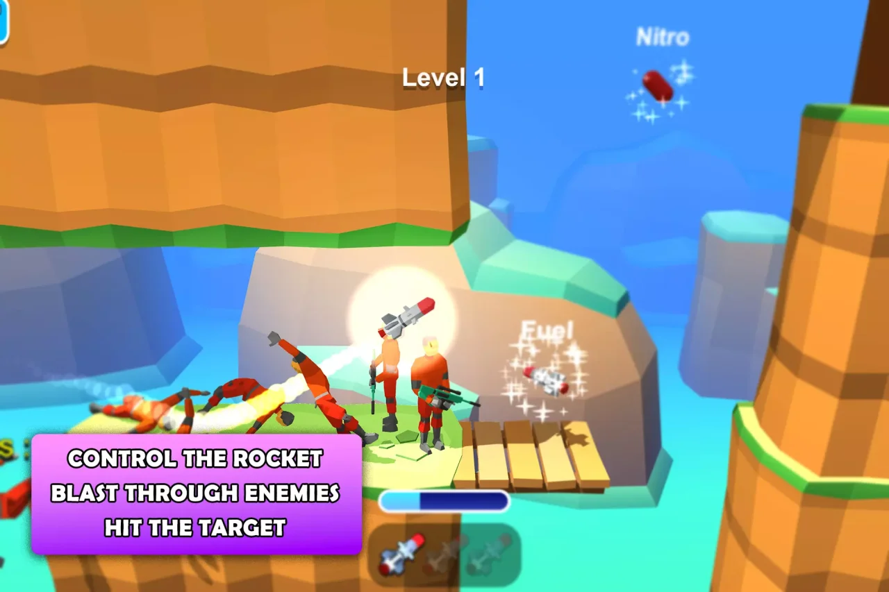 Rocekt Control 3D - Game Template — screenshot 2