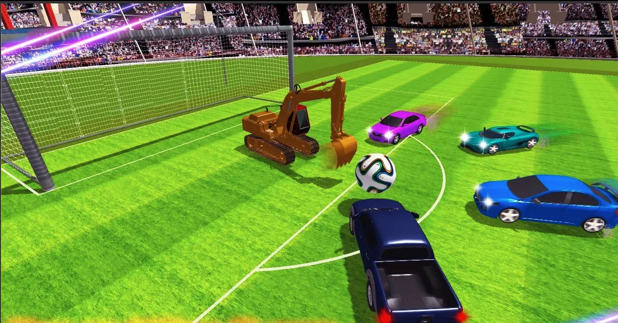 Car Rocketball Turbo Soccer League — screenshot 1