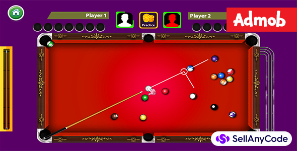 8 Ball Pool Multiplayer Unity Source Code - Admob