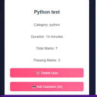 AI Quiz App