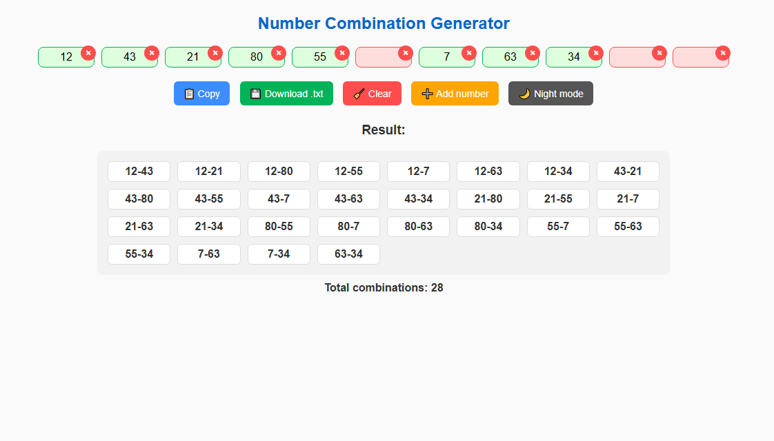 A Network-Based Method for Keno — screenshot 4