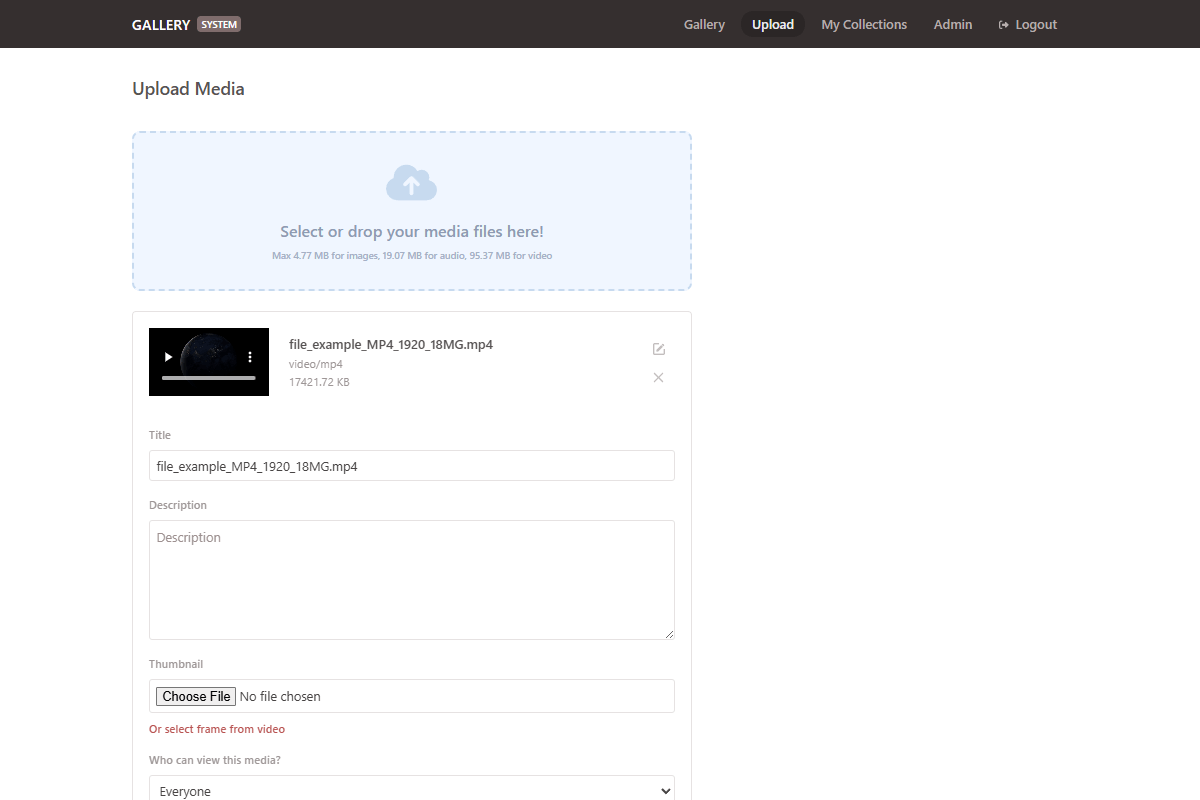 Advance Gallery System — screenshot 1